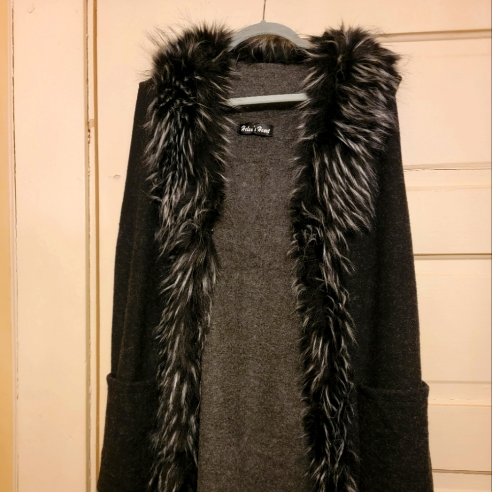 Fun long vest by Helen's Heart